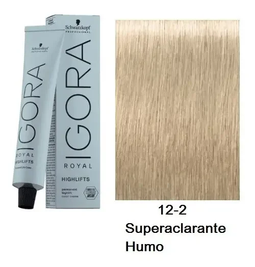 Tinte Igora royal High Lift 12-2 Superaclarante humo