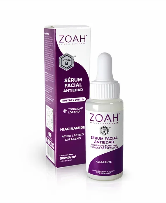 Serum FACIAL ANTIEDAD ZOAH 30ml