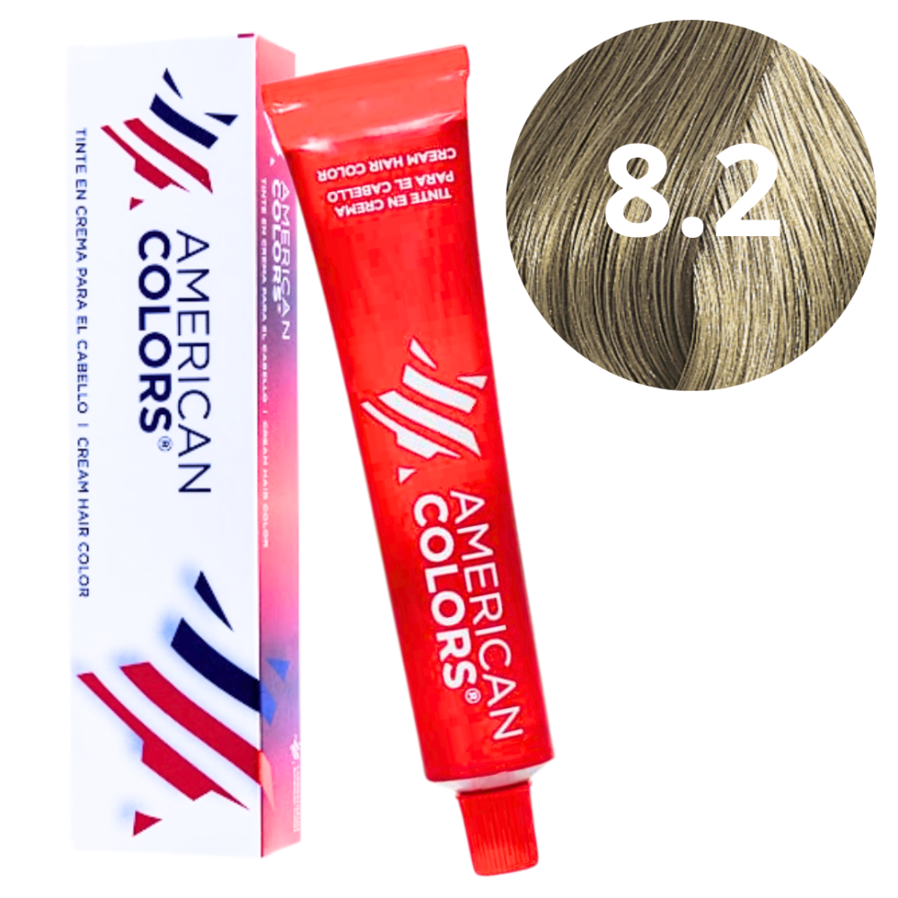 Tinte American colors Rubio mate claro 8.2