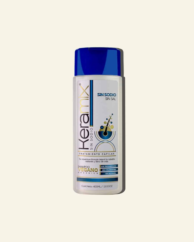 Shampoo sin sal keramix 400ml