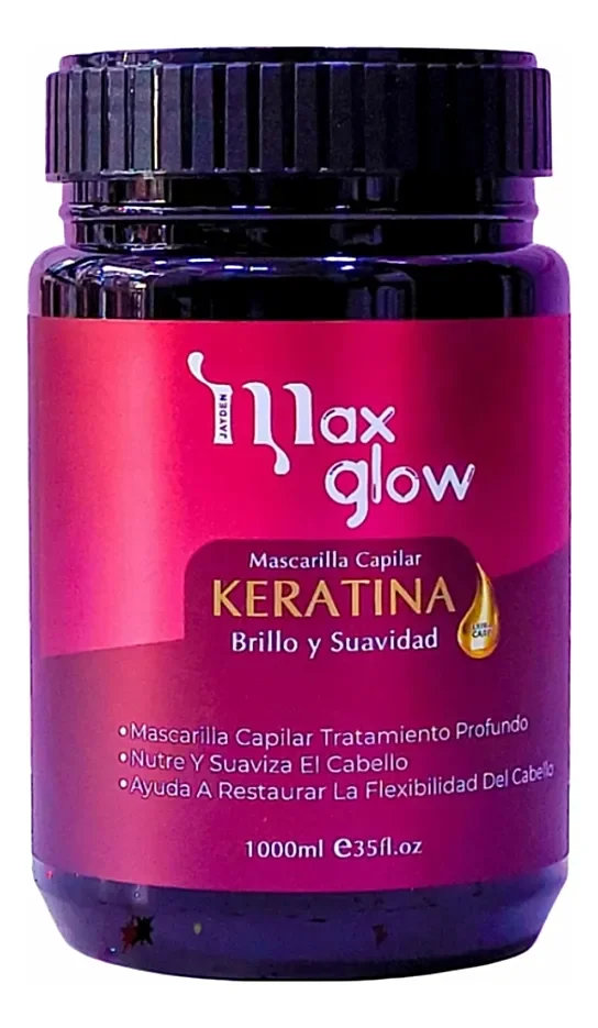 Mascarilla capilar Keratina Maxglow