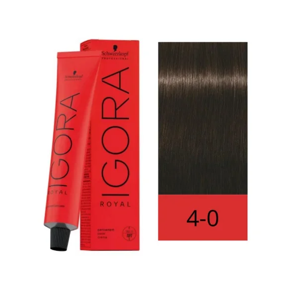 Tinte Igora royal 4-0 Castaño medio natural