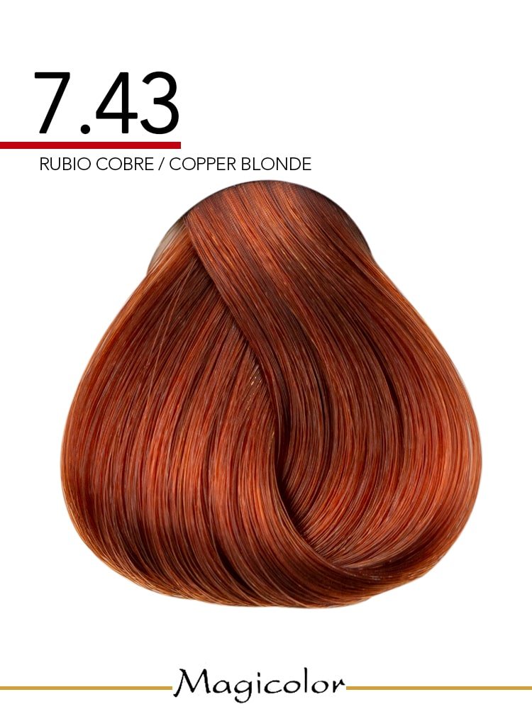 Tinte magicolor #7.43 - Rubio cobrizo dorado