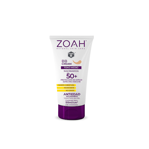 Protector solar BB CREAM TONO MEDIO ZOAH