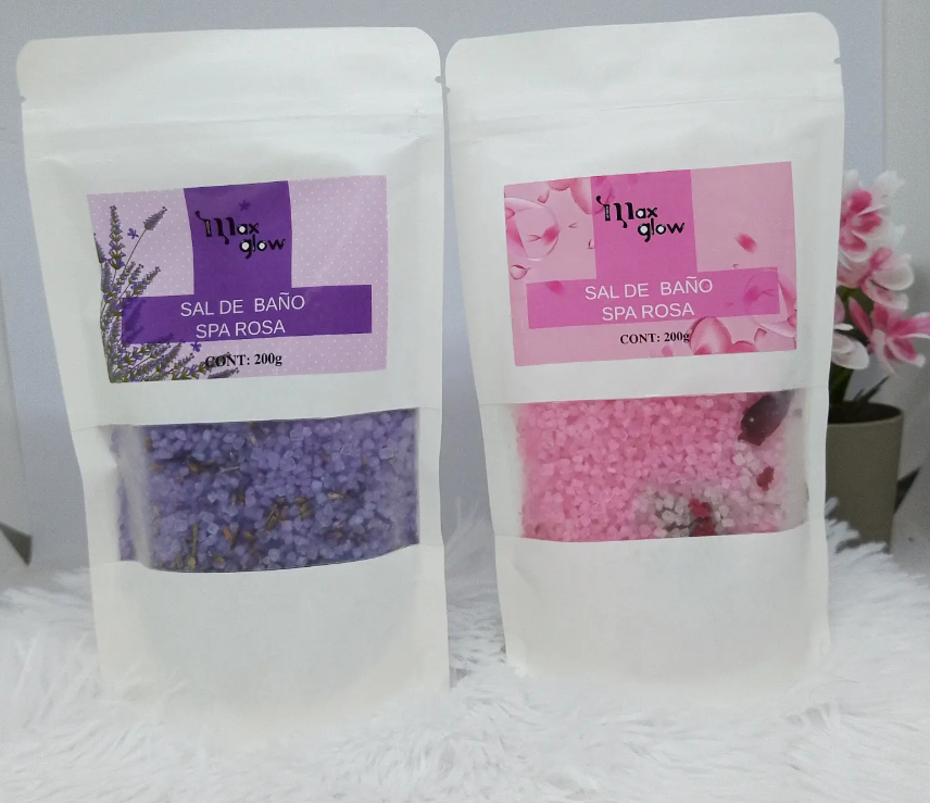 Sal de baño spa MAXGLOW