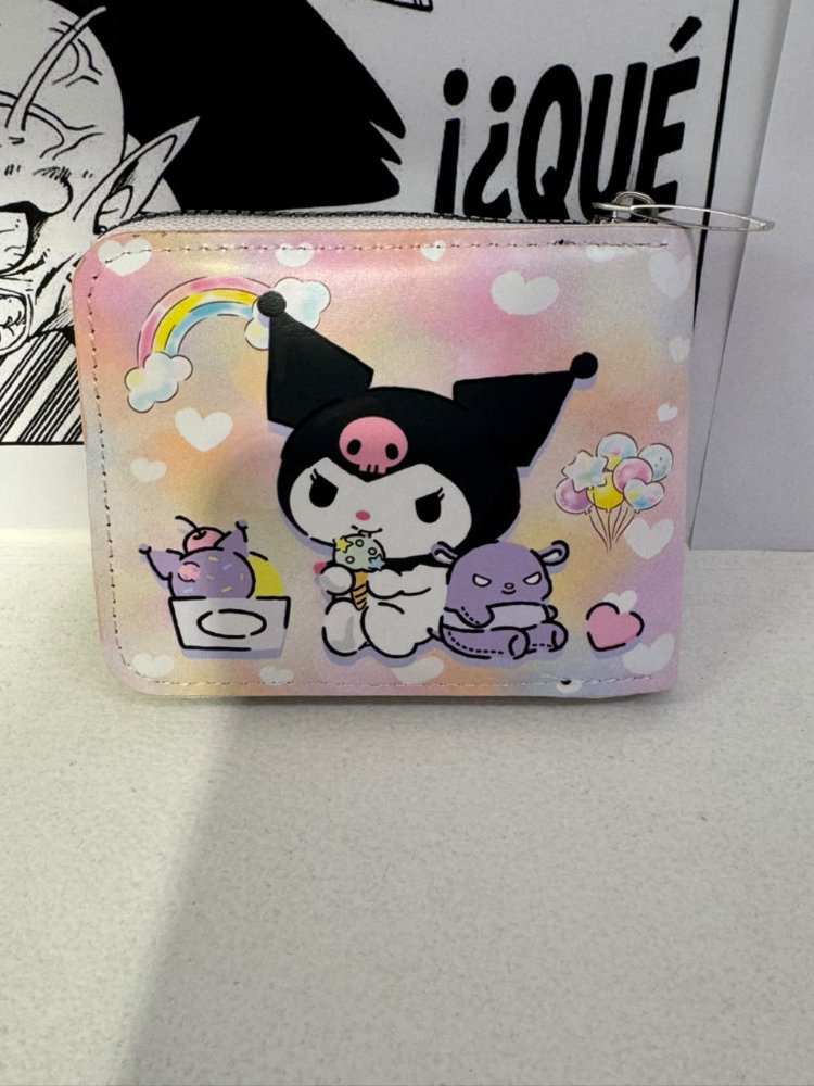 Billetera Kuromi Rosa