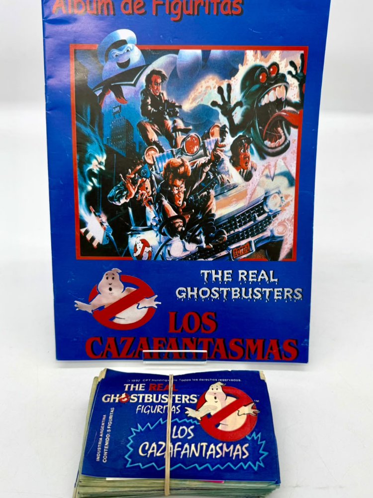 Álbum de figuritas Los Caza Fantasmas 50 Sobres