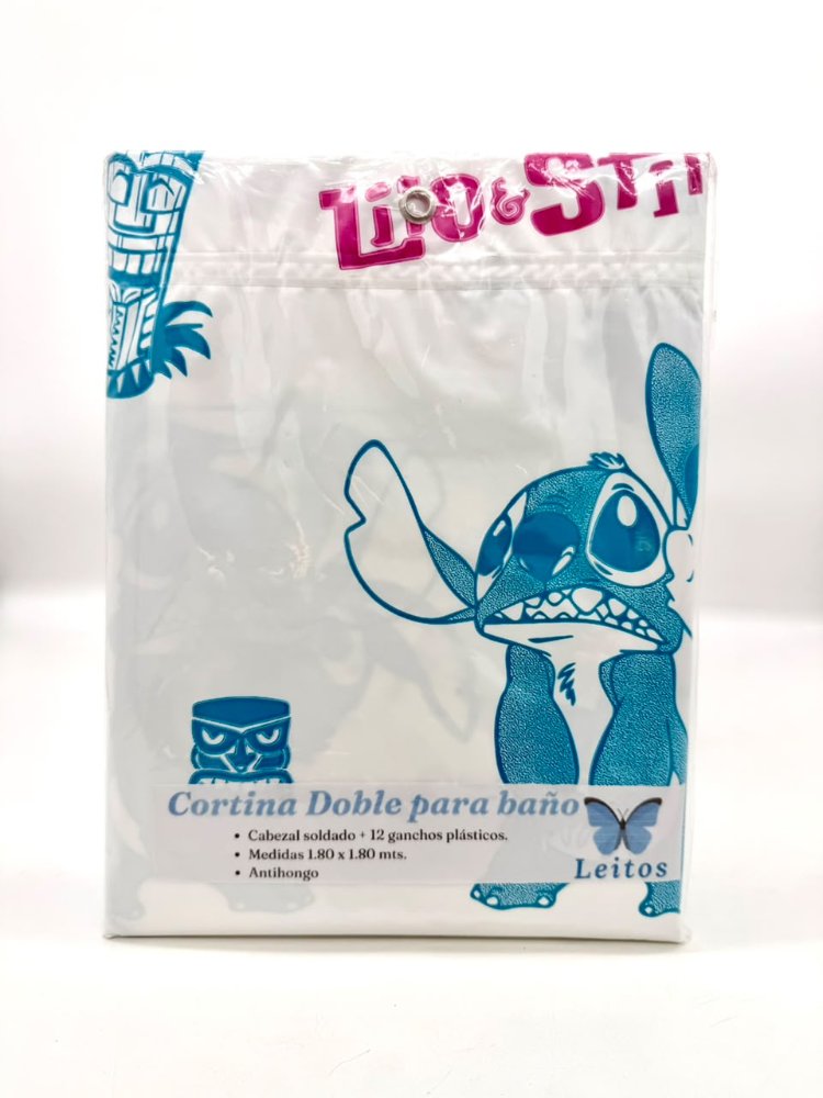 Cortina de baño de Stitch