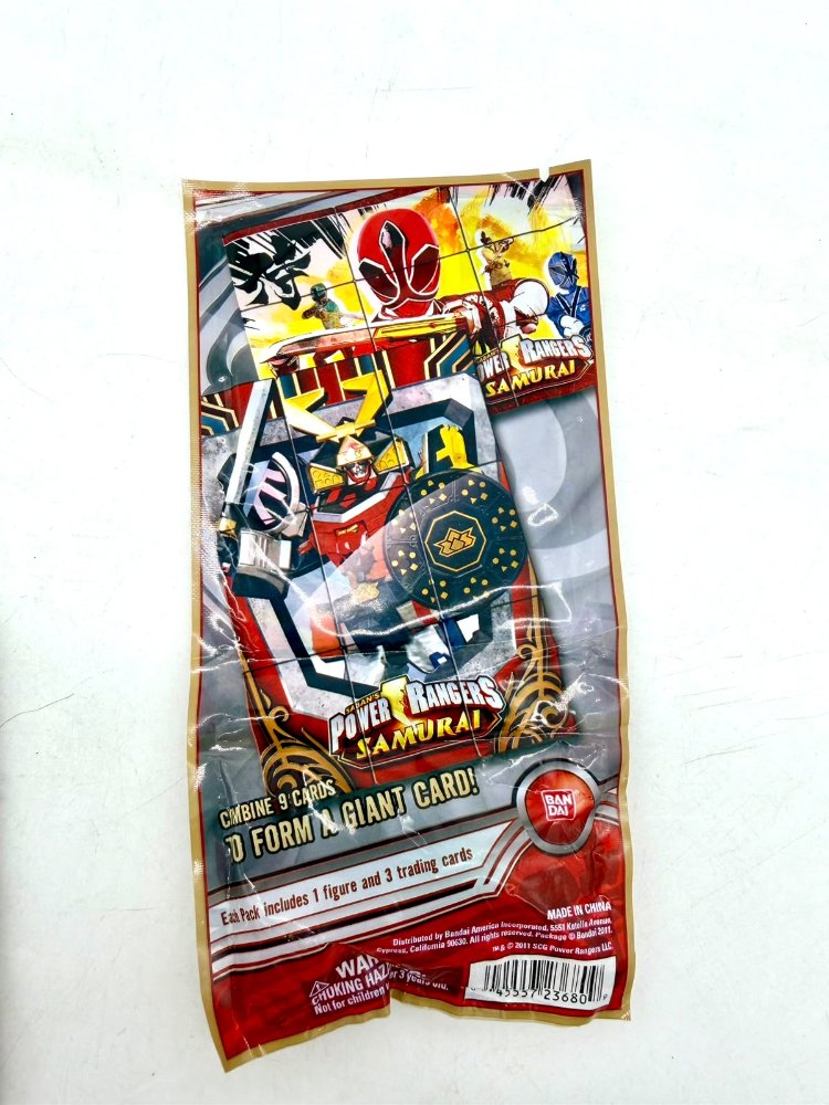 Cartas Power Ranger Samurai Figura