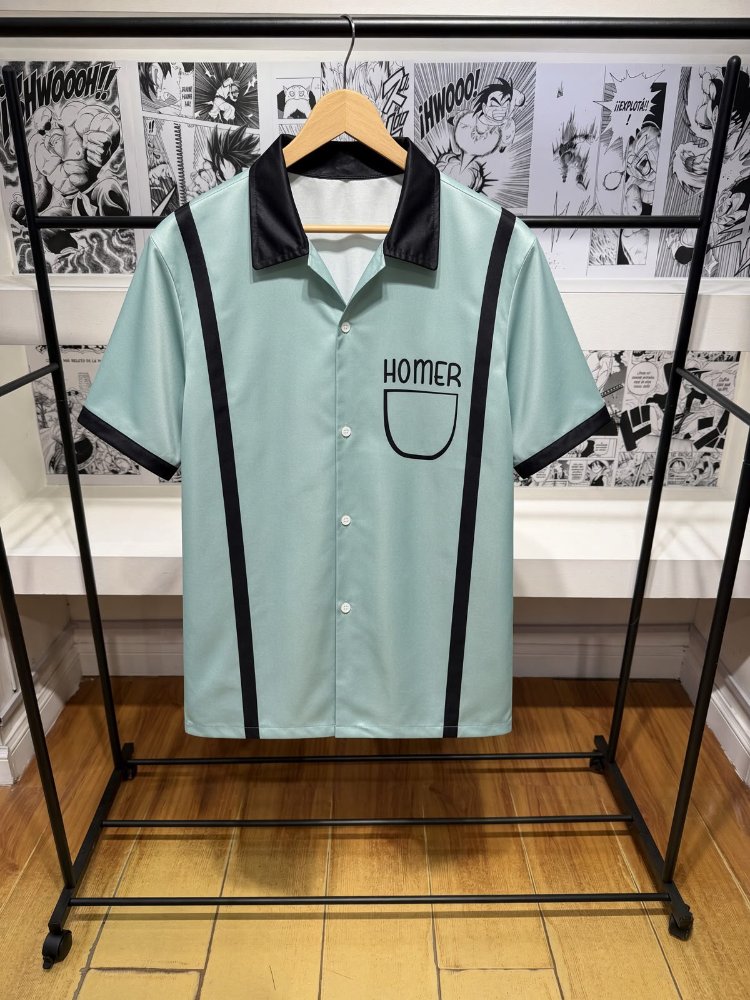 Camisa Los simpsons Verde Agua — Talle L