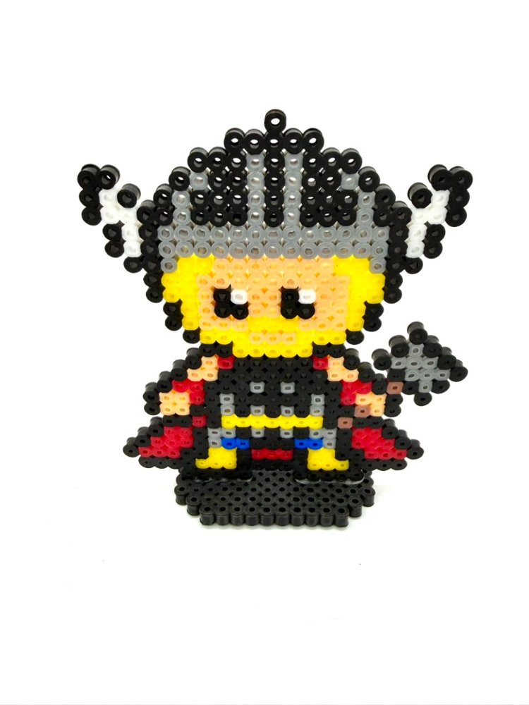 Figura Hama-beads de Thor