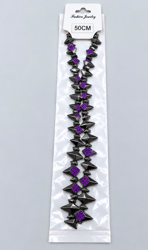 Collar Puas Violetas