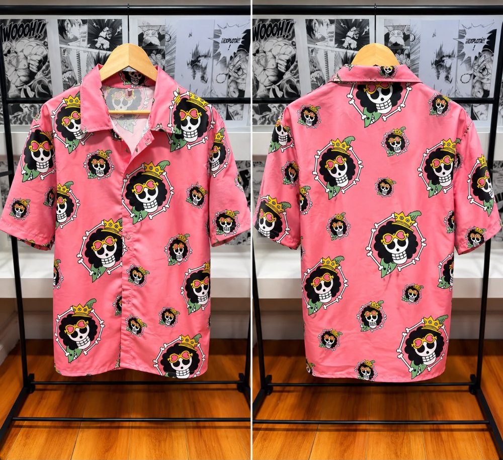 Camisa One Piece Rosa — Talle XXL