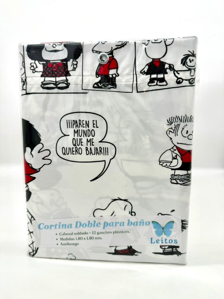 Cortina de baño de Mafalda