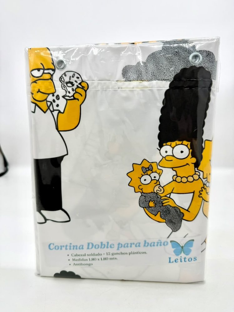Cortina de baño de Los Simpsons