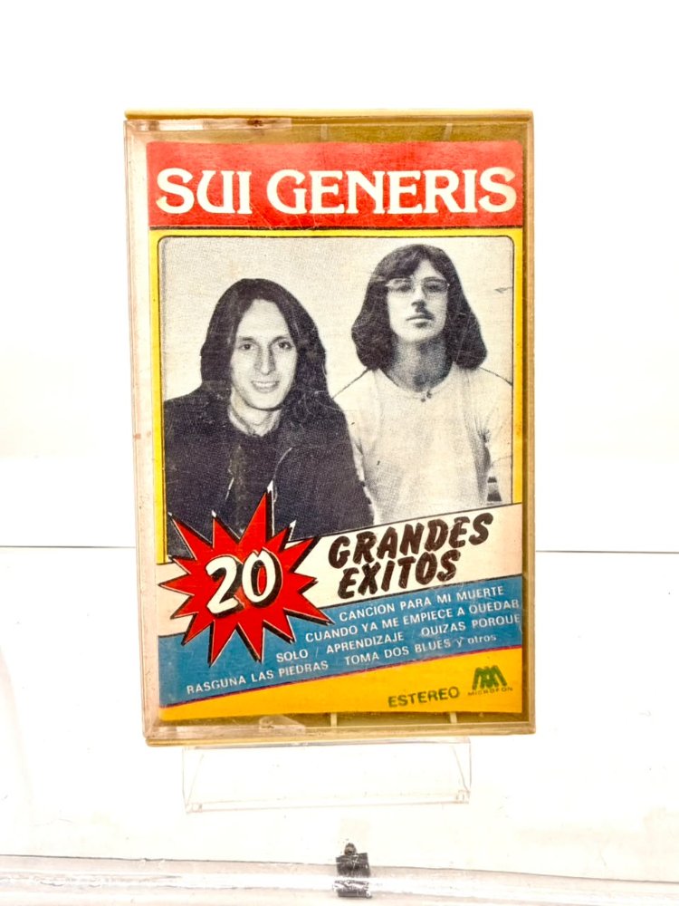 Cassette Sui Generis 20 Exitos