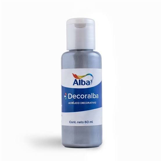 Alba acrilico PLATA 60ml
