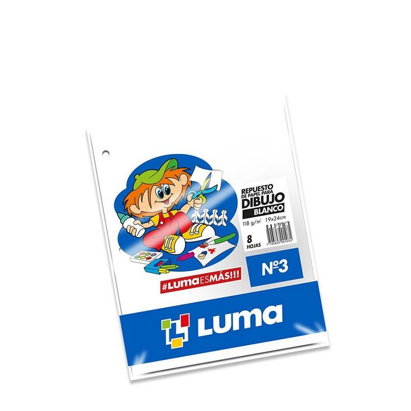 Repuesto hojas Canson Blancas N3 LUMA