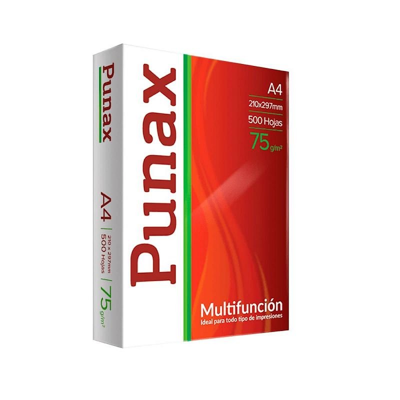 Punax resma A4 75grs 500 hojas