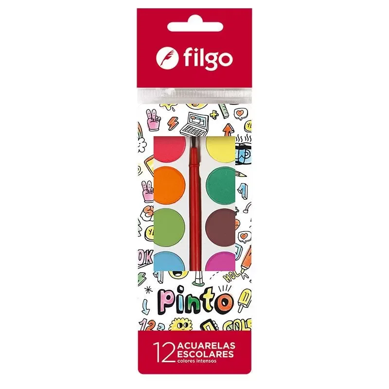 Filgo acuarelas x12