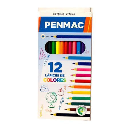 Penmac lapices de colores x12