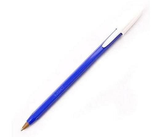 Lapicera BIC trazo grueso azul
