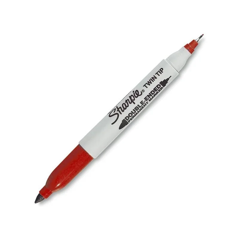 Sharpie doble punta permanente ROJO