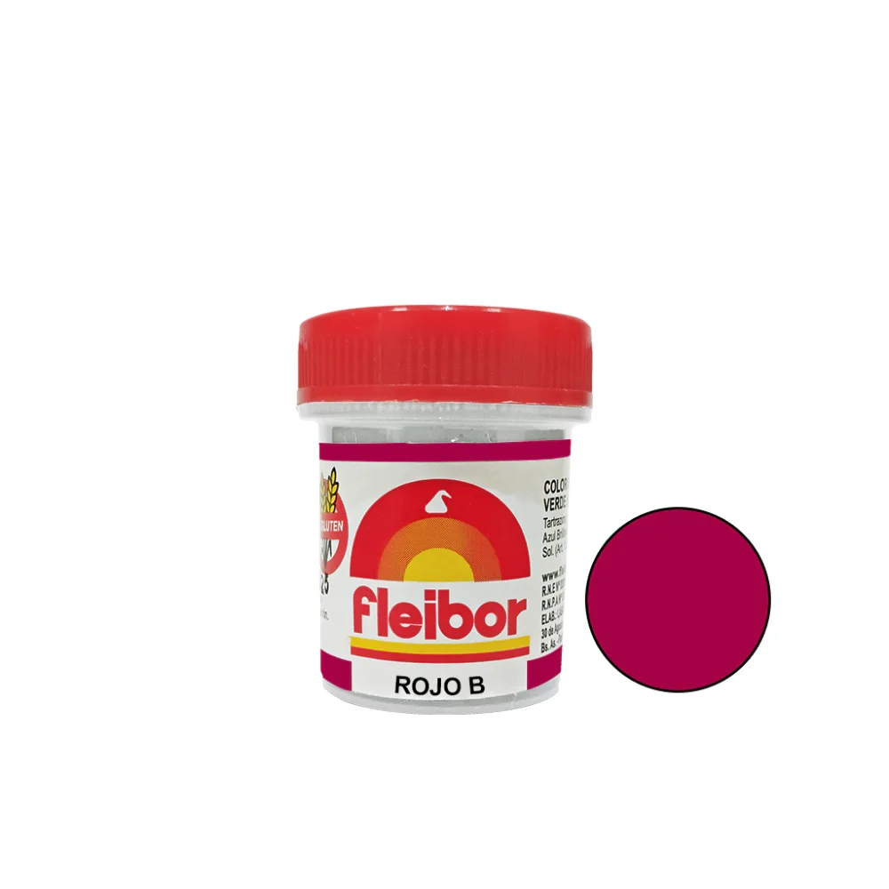 Fleibor Colorante en Pasta ROJO B