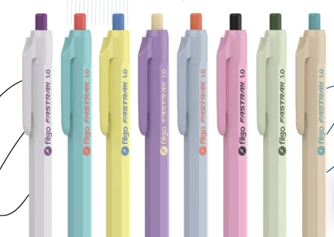 Filgo lapicera FASTRAK 1.0 azul pastel