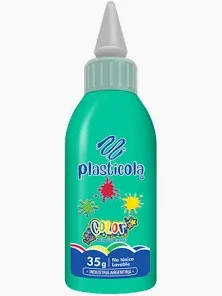 Plasticola color VERDE 35grs