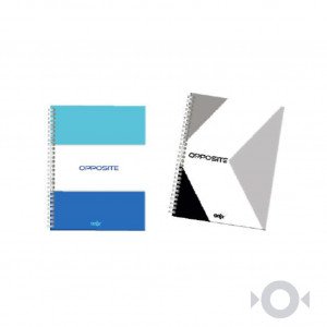 Cuaderno tapa dura 96 hojas RAYADAS Onix OPPOSITE