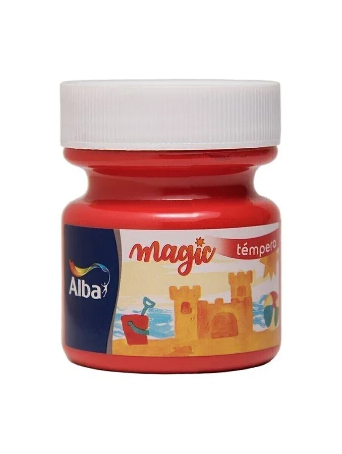 Témpera Alba rojo x 275gs
