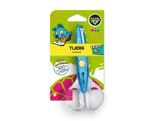 Tijera corte con formas Pizzini