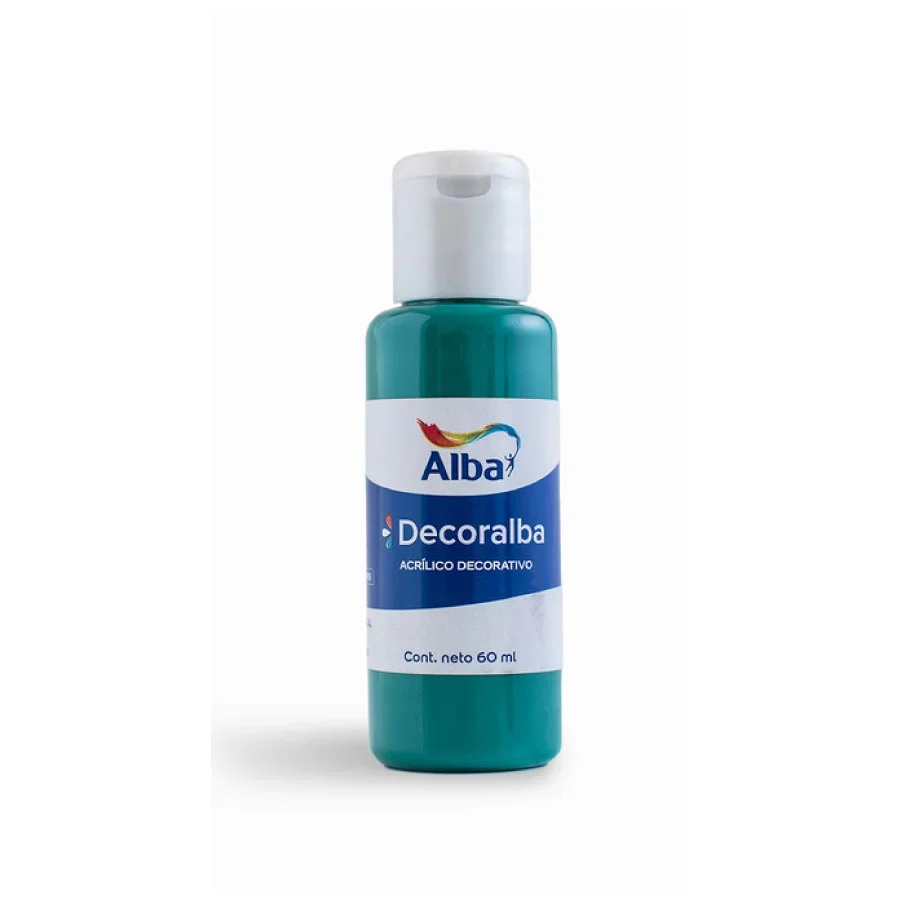 Alba acrilico VERDE ESMERALDA 60ml