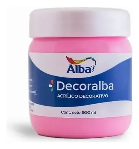 Acrilico Alba 200ml ROSA CHICLE