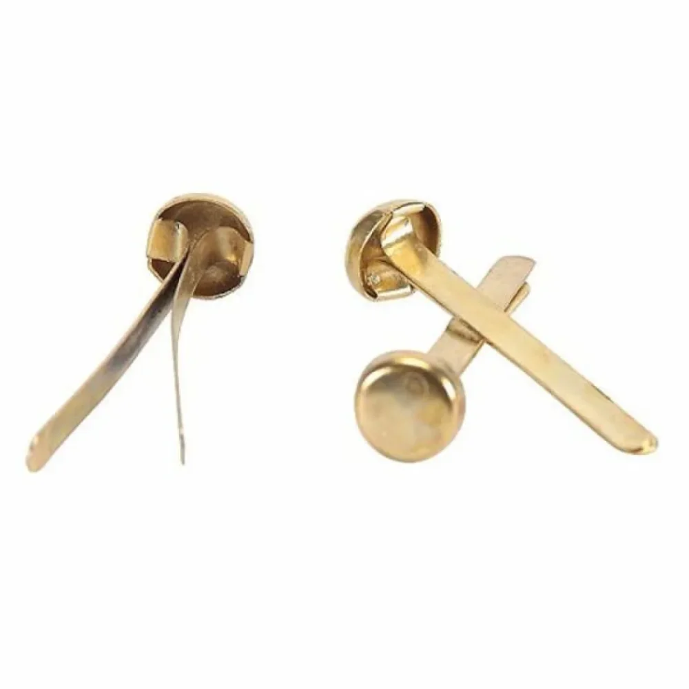 Borche mariposa dorado x1