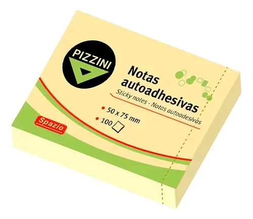 Pizzini notas autoadhesivas 50x75mm