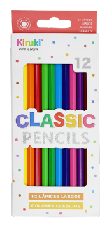 Kiruki lapices de colores CLASSIC x12