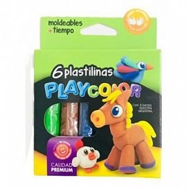 Plastilina x6 Playcolor