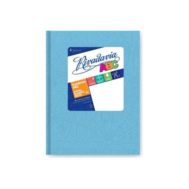 Rivadavia cuaderno ABC tapa dura 50h CELESTE