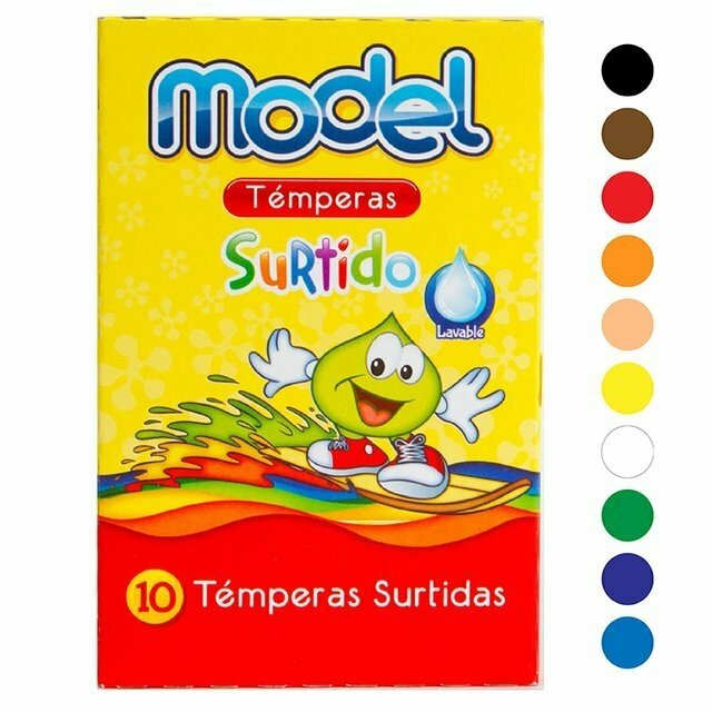 Tempera Model surtido x10