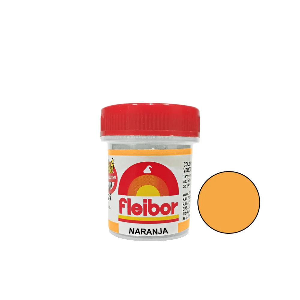 Fleibor Colorante en Pasta NARANJA