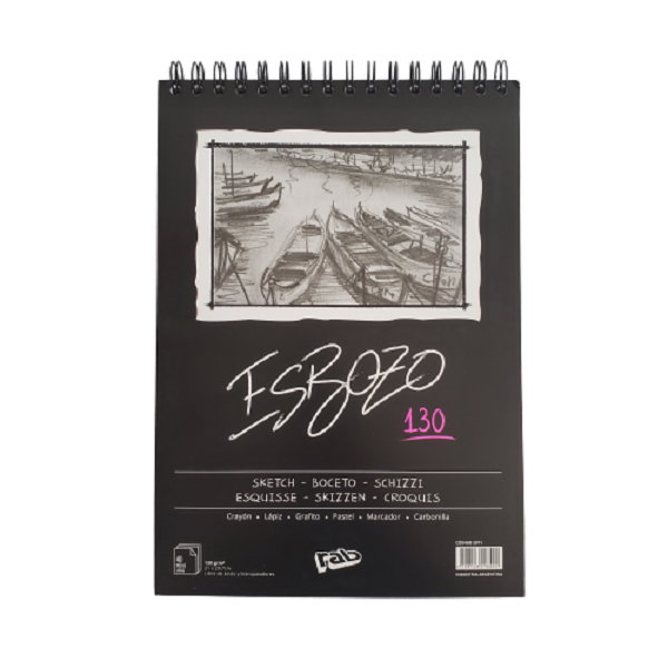 Block dibujo A4 40 hojas lisas ESBOZO