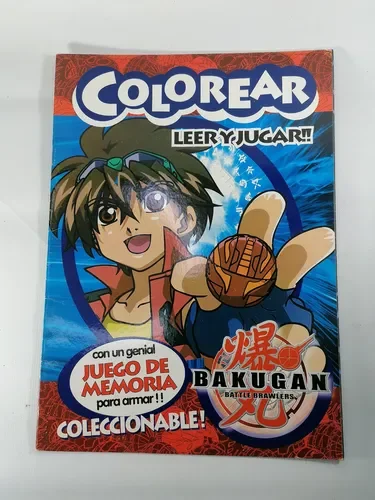 Libro Colorear Leer y Jugar BAKUGAN
