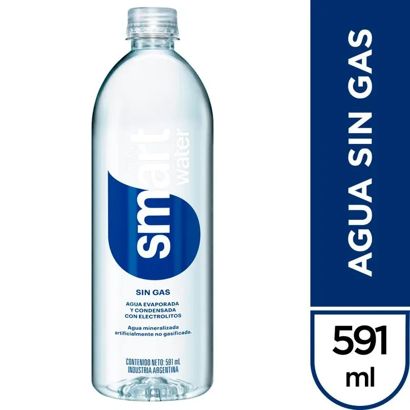 Smartwater agua sin gas 591ml
