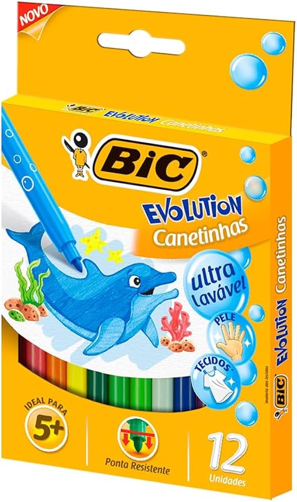 Bic fibras ultra lavables x12