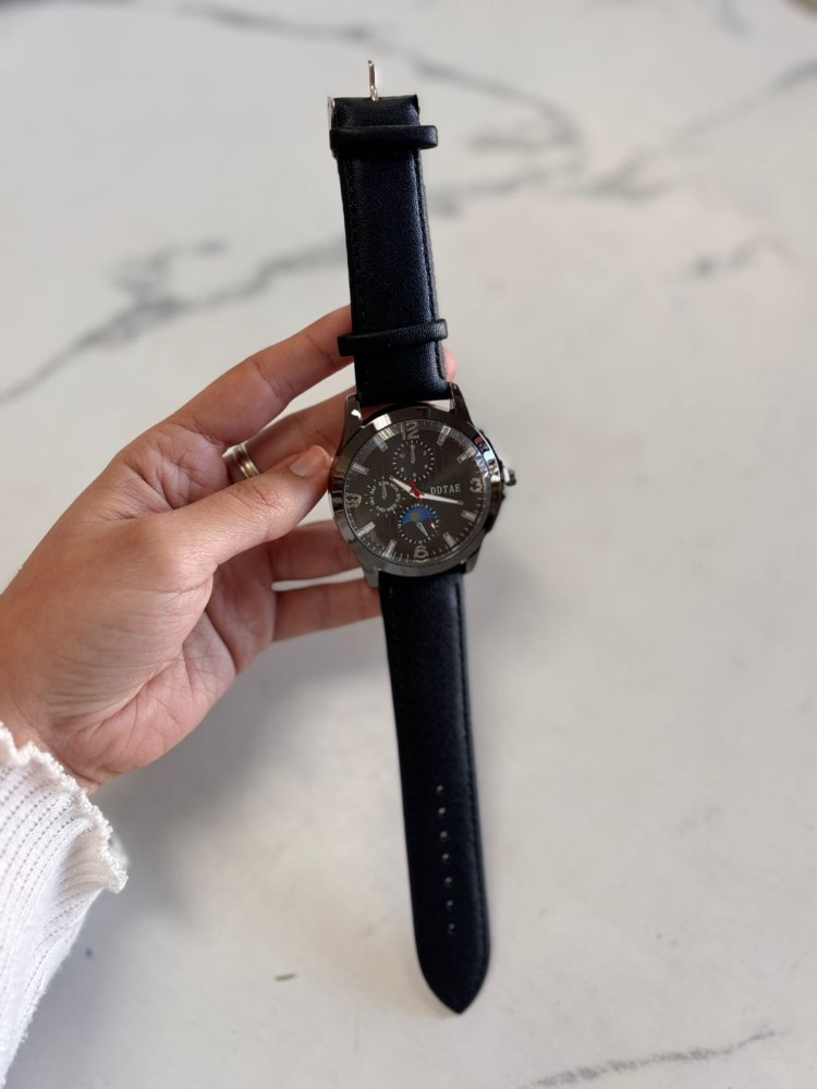 Reloj hombre Malla Negra DDTAE