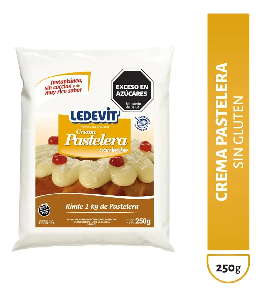 Ledevit crema pastelera en polvo x250g