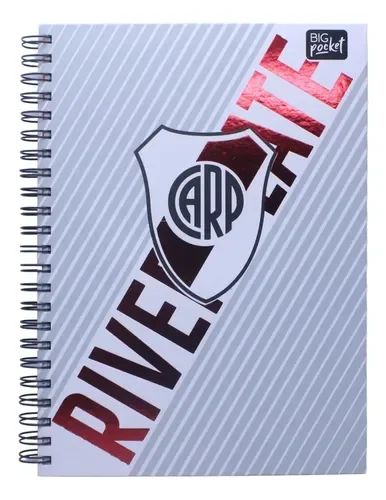 Big poket cuadernillo RAYADO RIVER PLATE