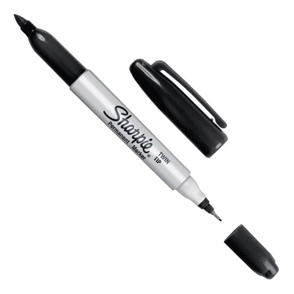 Sharpie doble punta permanente NEGRO